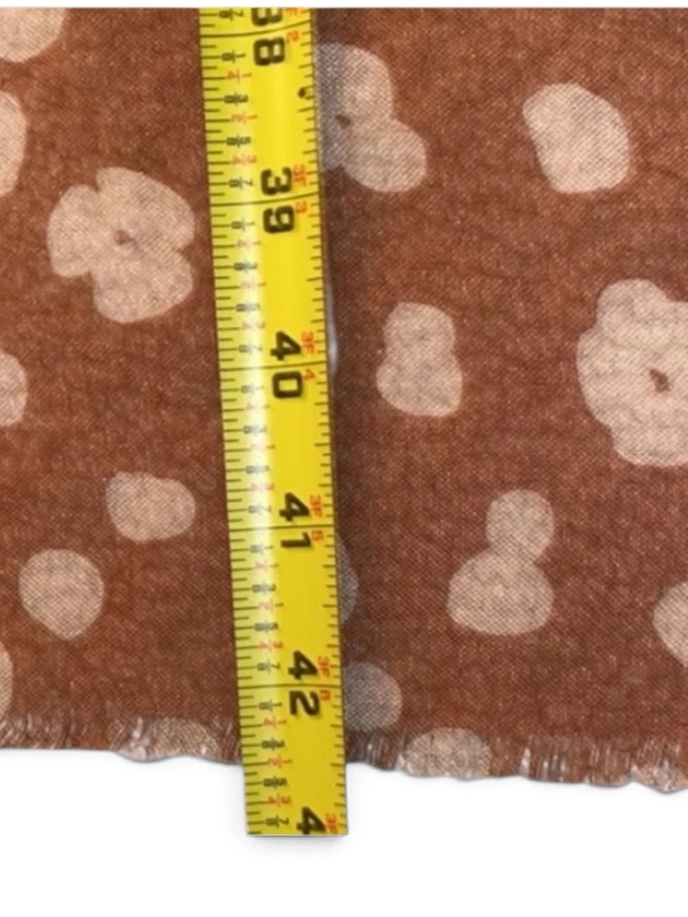 Madewell Leopard Print Scarf Wrap Shawl 100% Modal Rust Tan 42” Square NWT Boho